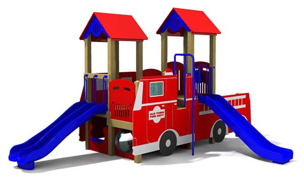 Fire Truck Play Structure