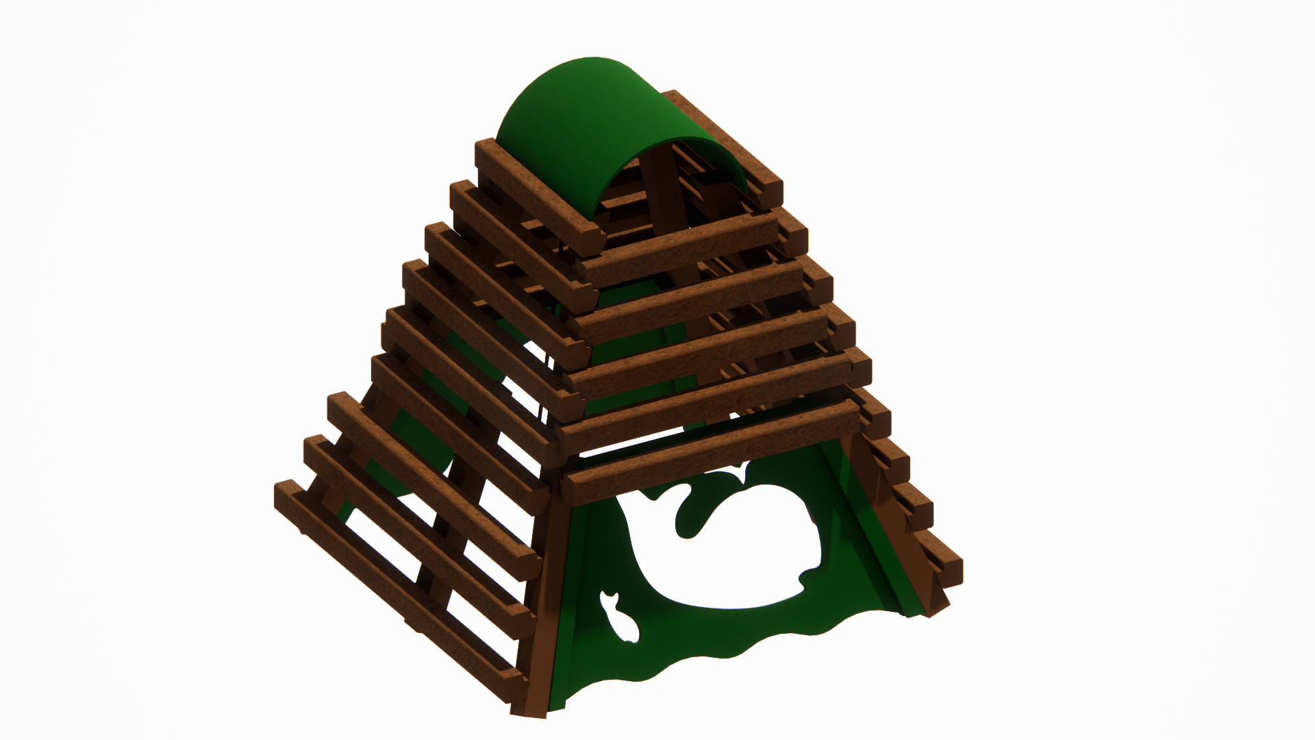 Village Log Fort Climber - Image 2