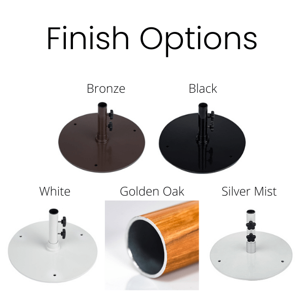 50 Lb Commercial Steel Umbrella Base- Low Profile - Image 2