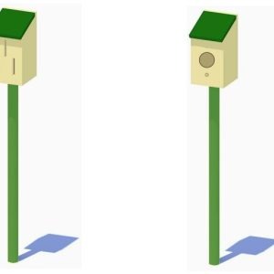 Butterfly and Bird House